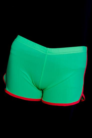 Short court vert fluo UV