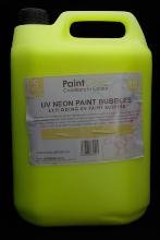 Liquide à bulles jaune fluo UV
