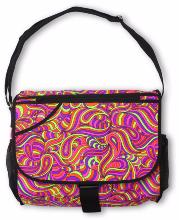 Sac à bandoulière UV motif Psy Candy Splash