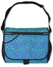 Sac à bandoulière UV motif Psy Liquid Aqua