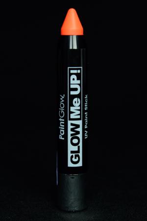 Crayon maquillage fluo large UV orange