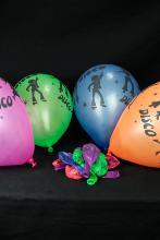 25 Ballons Fluo Disco UV