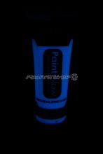 Maquillage fluo phospho bleu