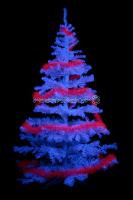 Sapin Noël Blanc fluo UV 210 cm