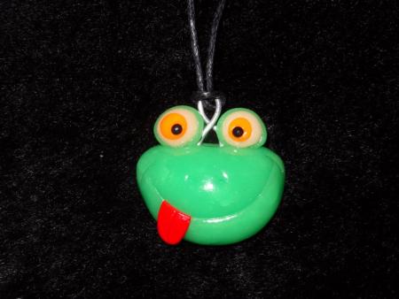 Pendentif « rigolos zanimaux » grenouille