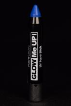 Crayon maquillage fluo large bleu UV