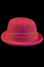 chapeau melon fluo
