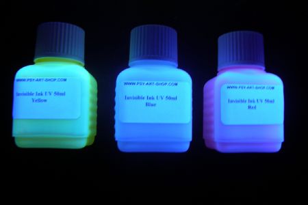 Encre invisible UV 50 ml Bleu
