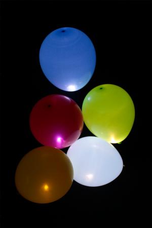 25 ballons lumineux à LED