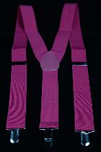 Paire de bretelles clown fluos rose
