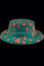 chapeau canotier fluo