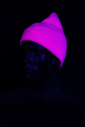 Bonnet rose fluo UV