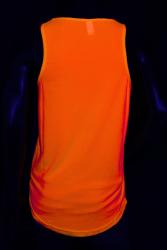 Débardeur sport orange fluo homme S