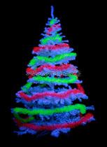Décoration de Noël fluo UV