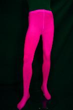 Collants taille standard rose fluo