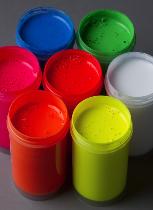 Peinture  fluorescente UV active