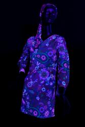 Robe + bandeau Hippie fluo femme M