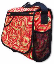 Sac à bandoulière UV motif Psy Fire Splash