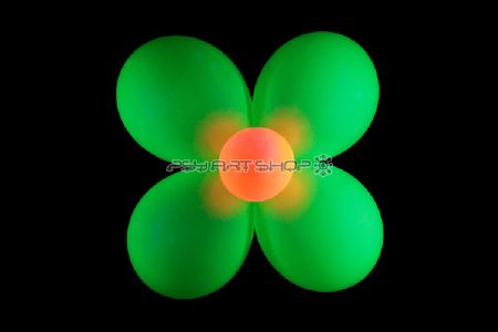 Ballon fluo UV vert Ø 23cm