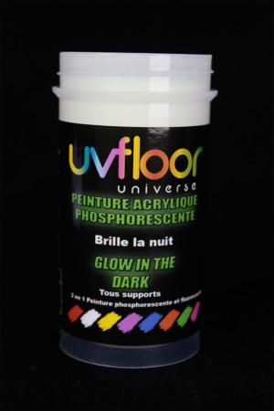 Rayher Peinture acrylique fluo phosphorescente 59 ml - jaune pas cher 