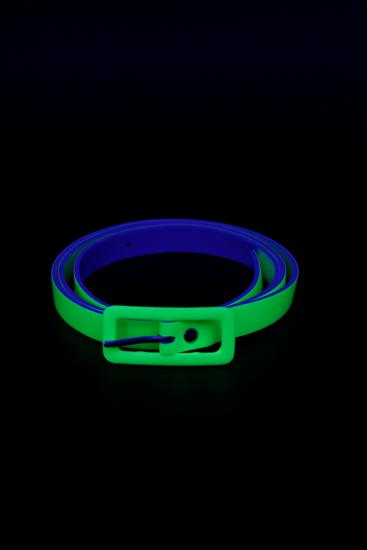 Ceinture jaune fluo UV fine 