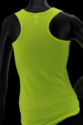 Débardeur sport jaune fluo femme XS