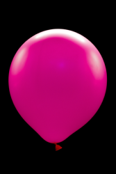 25 maxi ballons ovales rose fluo Ø45 cm