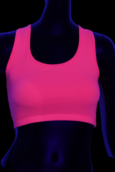 Brassière sport rose fluo S