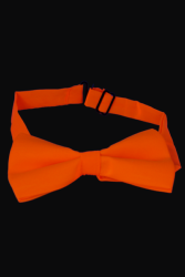 Noeud papillon orange fluo UV