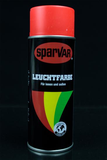 Bombe peinture fluo rouge UV 400ml FluoUVColor®