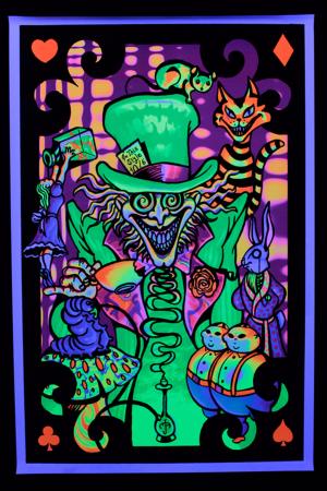 z-Blacklight Poster : THE MAD HATTE