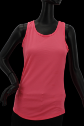 Débardeur femme sport rose fluo UV S