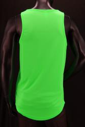 Débardeur sport vert fluo homme XL