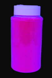 Pot à paillettes rose fluo UV 500g