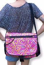 Sac à bandoulière UV motif Psy Candy Splash