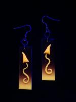 Boucles d'oreille « nature enchantée » psylos en pâte polymère