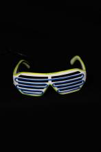 Lunette lumineuse vert et bleu à LED