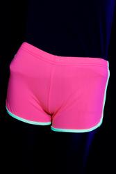 Short court rose fluo UV