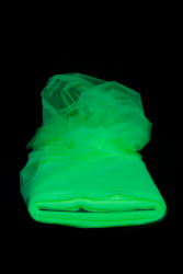 Tulle fluorescent JAUNE au mtre