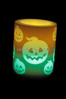 Set de 4 bougeoirs LED thème Halloween
