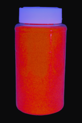 Pot à paillettes orange fluo UV 500g