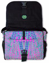 Sac à bandoulière UV motif Psy Acid Dragonfly