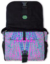 Sac à bandoulière UV motif Psy Acid Dragonfly