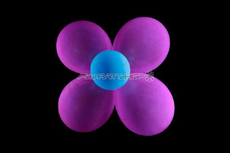 Ballon UV fluorescent 30cm Magenta