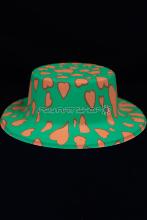 chapeau canotier fluo