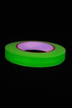 Gaffer vert fluo 19mm x 25m plastifié