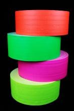 Adhésif fluo pack 4 couleurs 25m X 5cm