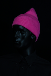 Bonnet rose fluo UV