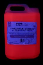 Liquide à bulles rose fluo UV