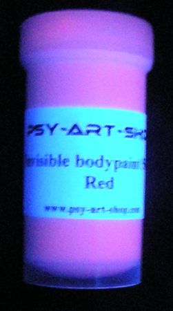 UV bodypaint invisible 45ml Rouge